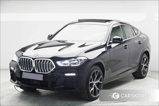 BMW X6 (G06) 2021 Черный из Кореи