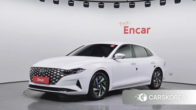 Hyundai The New Grandeur IG Hybrid 2020 Белый из Кореи