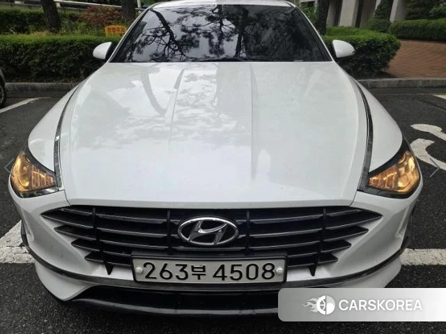 Hyundai Sonata (DN8) 2019 Белый из Кореи