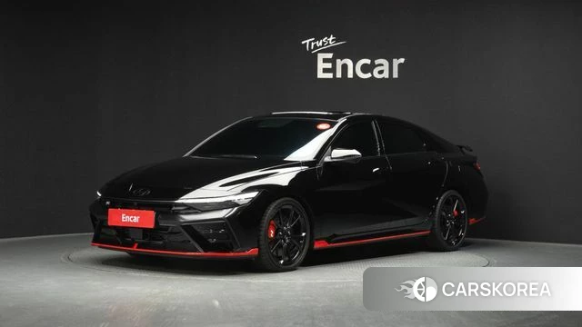 Hyundai The New Avante (CN7) 2025 Черный из Кореи