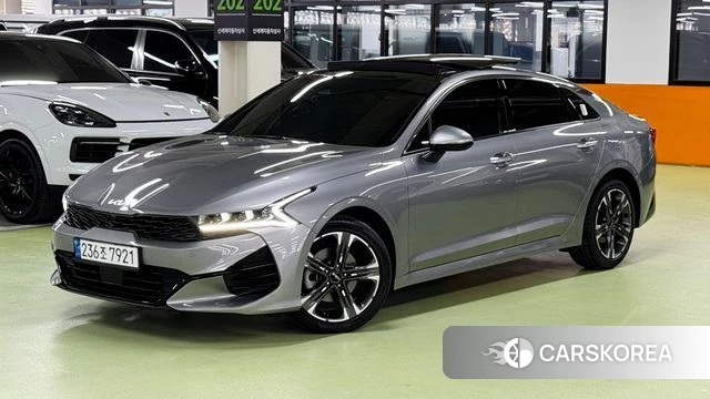 Kia K5 3rd generation 2022 Серый из Кореи
