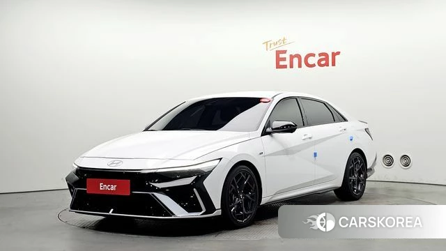 Hyundai The New Avante Hybrid (CN7) 2024 Белый из Кореи