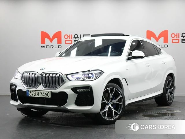 BMW X6 (G06) 2021 Белый из Кореи