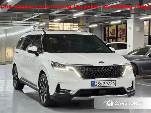 Kia Carnival 4th generation 2021 Белый из Кореи