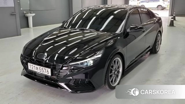 Hyundai Avante (CN7) 2021 Черный из Кореи