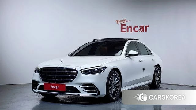Mercedes-Benz S-Class W223 2022 Белый из Кореи