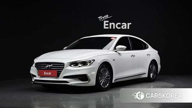 Hyundai Grandeur IG Hybrid 2019 Белый из Кореи