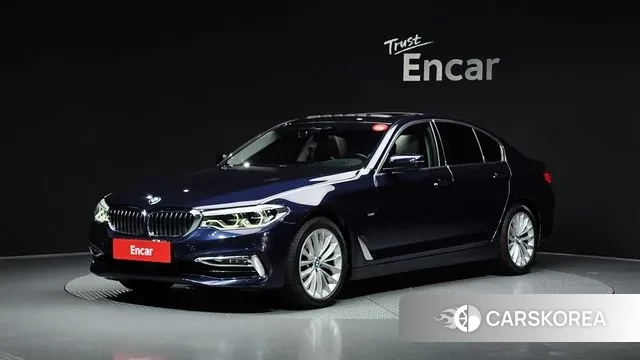 BMW 5 Series (G30) 2018 Синий из Кореи