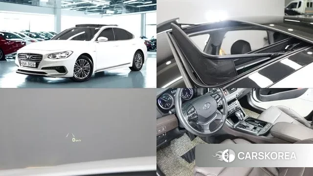 Hyundai Grandeur IG Hybrid 2018 Белый из Кореи
