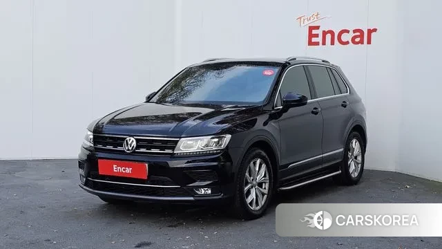 Volkswagen Tiguan second Generation 2020 Черный из Кореи