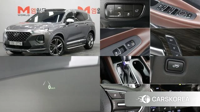 Hyundai Santa Fe TM 2019 Серый из Кореи