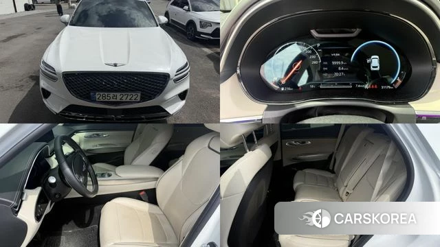 Genesis GV70 2021 Белый из Кореи