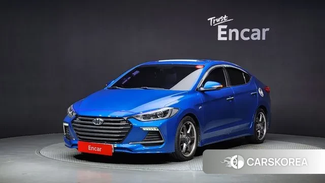 Hyundai Avante AD 2018 Синий из Кореи