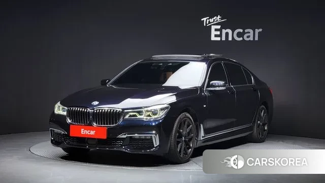 BMW 7 Series (G11) 2018 Черный из Кореи