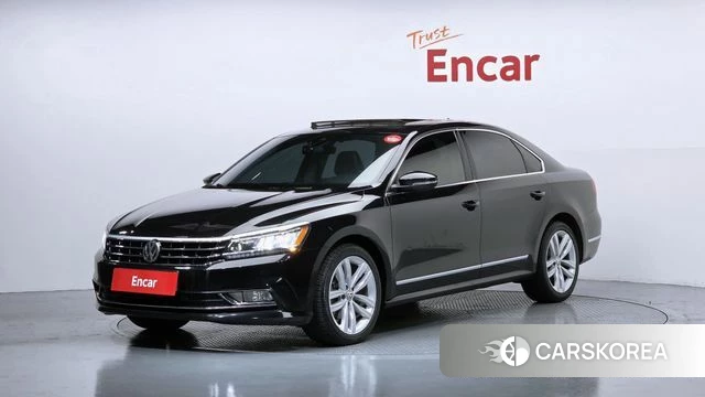 Volkswagen The New Passat 2018 Черный из Кореи