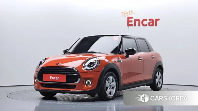 Mini Cooper 2021 Оранжевый из Кореи