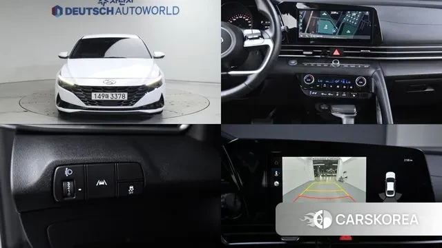 Hyundai Avante (CN7) 2021 Белый из Кореи