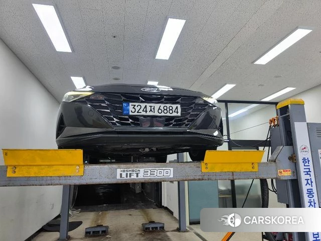 Hyundai Avante (CN7) 2022 Серый из Кореи