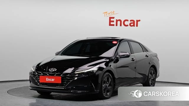 Hyundai Avante (CN7) 2021 Черный из Кореи