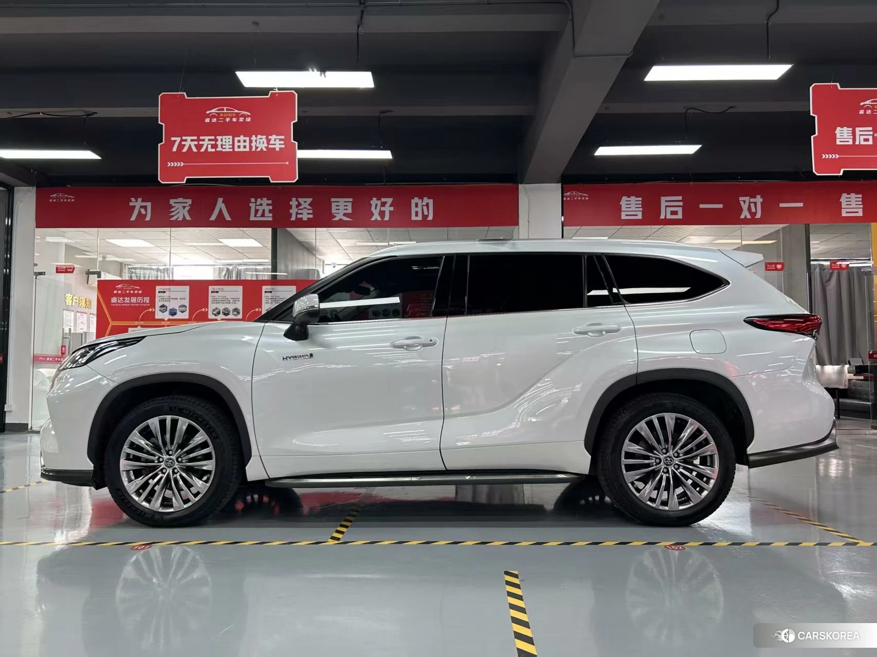 Toyota Highlander 2021 Белый из Китая
