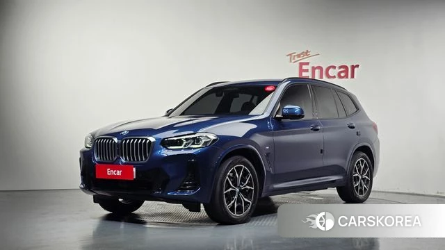 BMW X3 (G01) 2023 Синий из Кореи