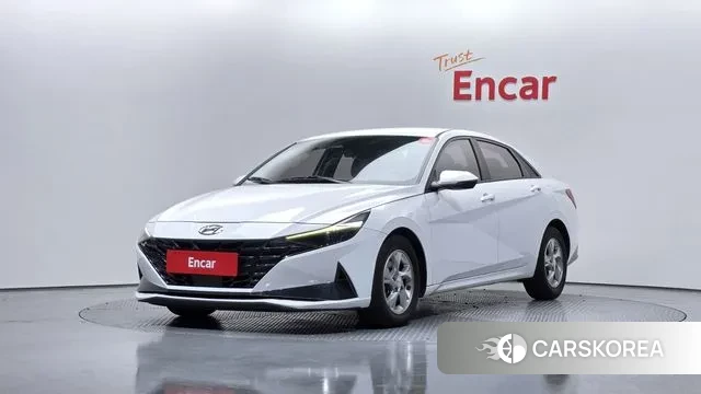 Hyundai Avante (CN7) 2021 Белый из Кореи