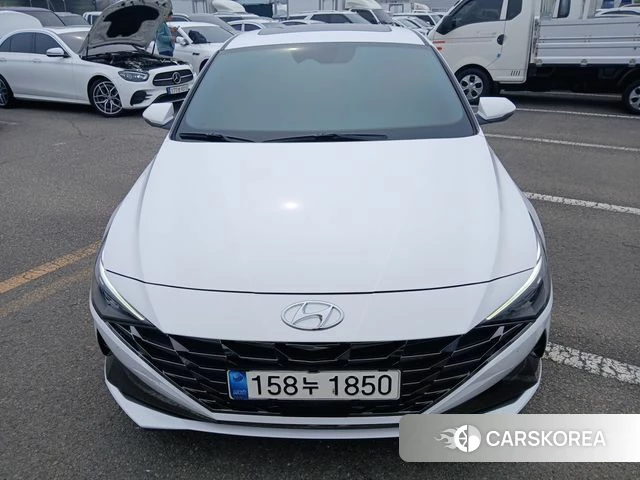Hyundai Avante (CN7) 2021 Белый из Кореи