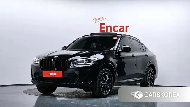 BMW X4 (G02) 2024 Черный из Кореи