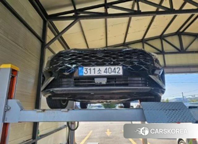 Kia K8 Hybrid 2024 Черный из Кореи