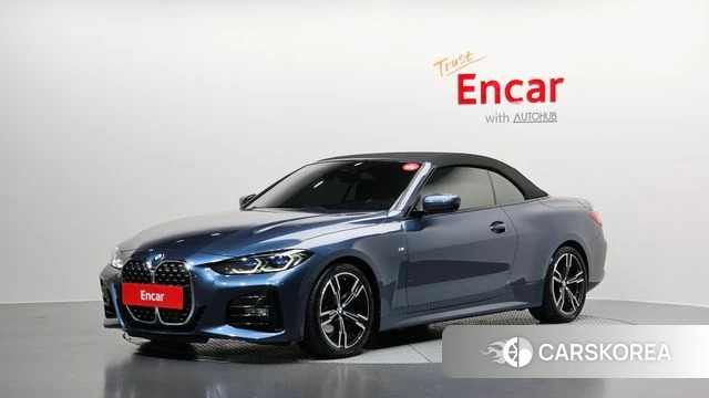 BMW 4 Series (G22) 2022 Синий из Кореи