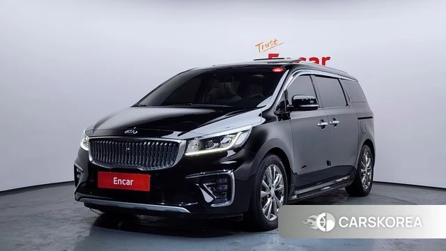 Kia The New Carnival 2018 Черный из Кореи
