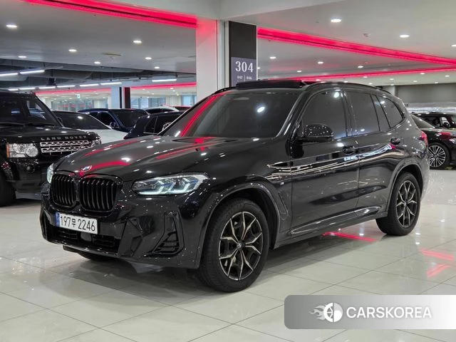 BMW X3 (G01) 2024 Черный из Кореи
