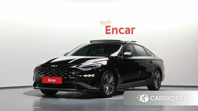 Kia K8 Hybrid 2021 Черный из Кореи