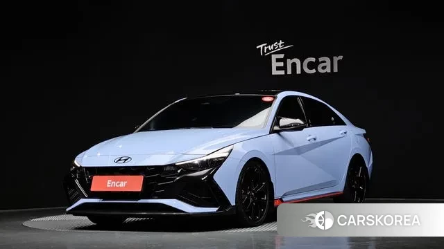 Hyundai Avante (CN7) 2022 Синий из Кореи