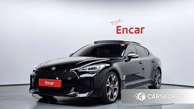 Kia Stinger 2019 Черный из Кореи