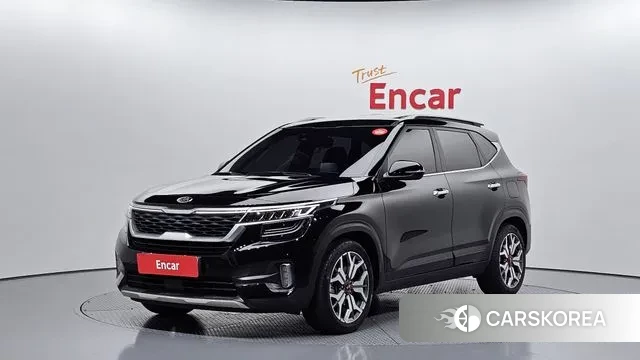 Kia Seltos 2020 Черный из Кореи