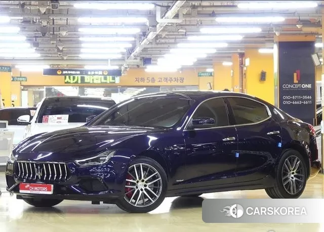 Maserati Ghibli 2020 Синий из Кореи