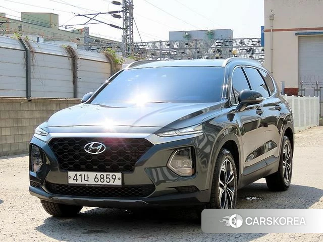 Hyundai Santa Fe TM 2018 Серый из Кореи
