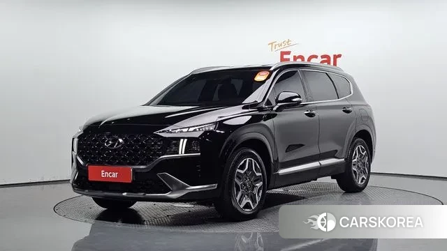 Hyundai The New Santa Fe 2023 Черный из Кореи