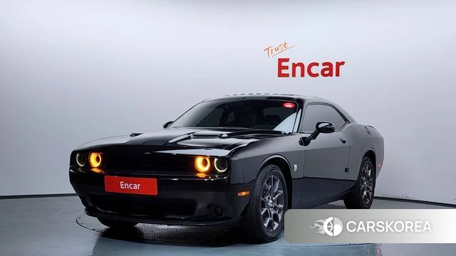Dodge Challenger 2018 Черный из Кореи