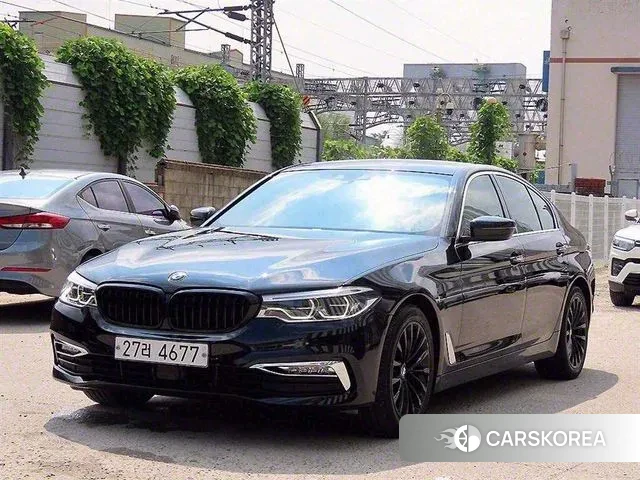 BMW 5 Series (G30) 2018 Черный из Кореи