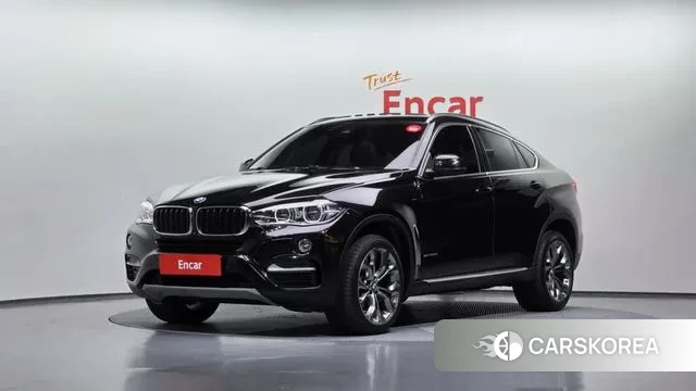 BMW X6 (F16) 2018 Черный из Кореи
