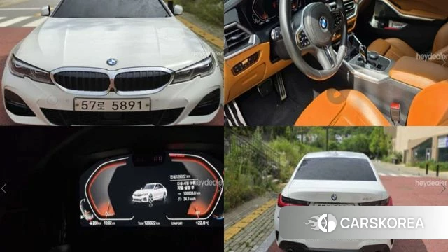 BMW 3 Series (G20) 2019 Белый из Кореи