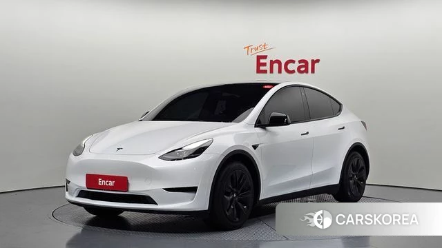 Tesla Model Y 2023 Белый из Кореи