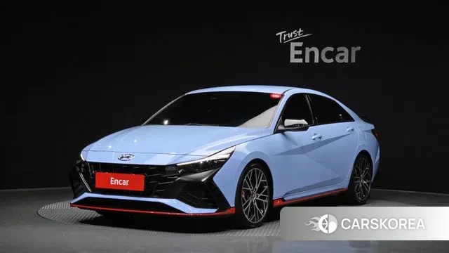 Hyundai Avante (CN7) 2022 Небесно-голубой из Кореи