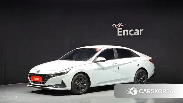 Hyundai Avante (CN7) 2020 Белый из Кореи