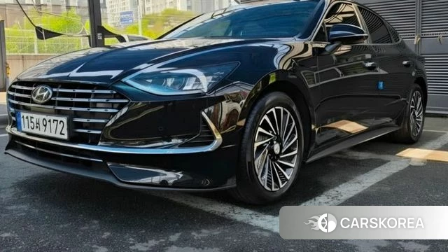Hyundai Sonata Hybrid (DN8) 2021 Черный из Кореи