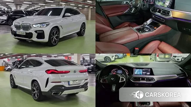 BMW X6 (G06) 2021 Белый из Кореи