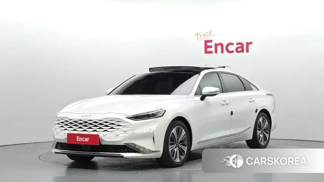 Kia K8 Hybrid 2022 Белый из Кореи
