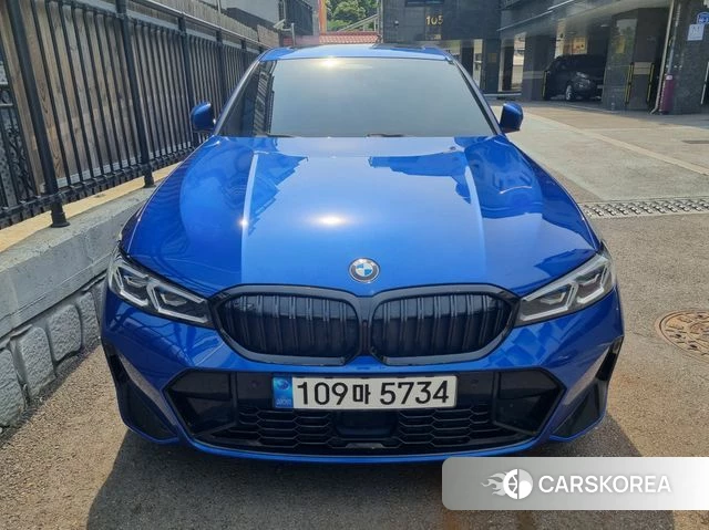 BMW 3 Series (G20) 2023 Синий из Кореи